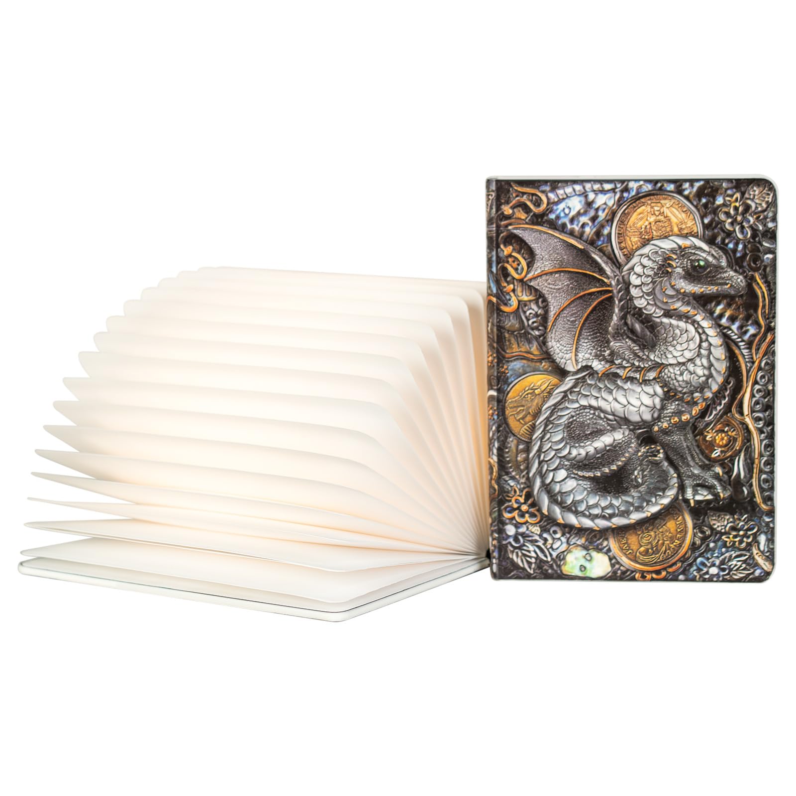 Amazon.com: QXMGCBOK Novelty 3D Dragon Embossed Magic Book Lamp